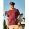 imageNORTHYARD Mens Heavyweight Cotton TShirts Crewneck Short Sleeve Fashion Casual Shirts for MenWine