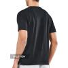 imageNORTHYARD Mens Henley Shirts Casual Short Sleeve Heavy Cotton TShirts Solid Basic Summer Tee TopsBlack