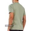 imageNORTHYARD Mens Henley Shirts Casual Short Sleeve Heavy Cotton TShirts Solid Basic Summer Tee TopsGrayishgreen