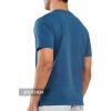 imageNORTHYARD Mens Henley Shirts Casual Short Sleeve Heavy Cotton TShirts Solid Basic Summer Tee TopsSeablue