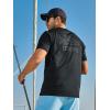 imageNORTHYARD Mens Rash Guard Shirt UPF 50 UV Sun Protection Short Sleeve Athletic TShirts for Men Quick Dry Fishing Beach SwimBlack