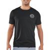 imageNORTHYARD Mens Rash Guard Shirt UPF 50 UV Sun Protection Short Sleeve Athletic TShirts for Men Quick Dry Fishing Beach SwimBlack