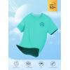 imageNORTHYARD Mens Rash Guard Shirt UPF 50 UV Sun Protection Short Sleeve Athletic TShirts for Men Quick Dry Fishing Beach SwimLakeblue