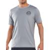 imageNORTHYARD Mens Rash Guard Shirt UPF 50 UV Sun Protection Short Sleeve Athletic TShirts for Men Quick Dry Fishing Beach SwimLightgrey