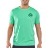 imageNORTHYARD Mens Rash Guard Shirt UPF 50 UV Sun Protection Short Sleeve Athletic TShirts for Men Quick Dry Fishing Beach SwimMintgreen