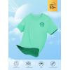 imageNORTHYARD Mens Rash Guard Shirt UPF 50 UV Sun Protection Short Sleeve Athletic TShirts for Men Quick Dry Fishing Beach SwimMintgreen