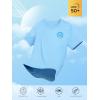 imageNORTHYARD Mens Rash Guard Shirt UPF 50 UV Sun Protection Short Sleeve Athletic TShirts for Men Quick Dry Fishing Beach SwimSkyblue