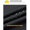 imageNORTHYARD Mens Sun Protection Hoodie Shirts Long Sleeve UPF 50 Rash Guard Swim Fishing Lightweight SPF UV Shirt with HoodBlack