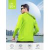 imageNORTHYARD Mens Sun Protection Hoodie Shirts Long Sleeve UPF 50 Rash Guard Swim Fishing Lightweight SPF UV Shirt with HoodNeongreen