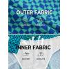 imageNORTHYARD Mens Swim Trunks 5quot Quick Dry Swim Shorts with Mesh Liner Packable for Swimwear Surfing Beach TravelGreen Blue Blocks
