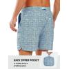 imageNORTHYARD Mens Swim Trunks 5quot Quick Dry Swim Shorts with Mesh Liner Packable for Swimwear Surfing Beach TravelLight Blue Contourlines