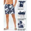 imageNORTHYARD Mens Swim Trunks 5quot Quick Dry Swim Shorts with Mesh Liner Packable for Swimwear Surfing Beach TravelNavy Palm Tree