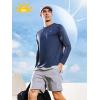 imageNORTHYARD Mens UPF 50 Sun Protection Shirts Long Sleeve Quick Dry Lightweight Shirt Fishing Hiking Rash Guard UV SPFNavy