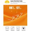 imageNORTHYARD Mens UPF 50 Sun Protection Shirts Long Sleeve Quick Dry Lightweight Shirt Fishing Hiking Rash Guard UV SPFOrange