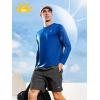 imageNORTHYARD Mens UPF 50 Sun Protection Shirts Long Sleeve Quick Dry Lightweight Shirt Fishing Hiking Rash Guard UV SPFRoyalblue
