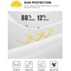 imageNORTHYARD Mens UPF 50 Sun Protection Shirts Long Sleeve Quick Dry Lightweight Shirt Fishing Hiking Rash Guard UV SPFWhite
