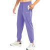imageNORTHYARD Mens Athletic Running Pants Lightweight Workout Joggers Quick Dry Gym Sweatpants Active Sports Track TrainingViolet