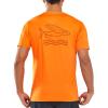 imageNORTHYARD Mens Rash Guard Shirt UPF 50 UV Sun Protection Short Sleeve Athletic TShirts for Men Quick Dry Fishing Beach SwimOrange