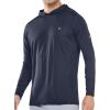 imageNORTHYARD Mens Sun Protection Hoodie Shirts Long Sleeve UPF 50 Rash Guard Swim Fishing Lightweight SPF UV Shirt with HoodDarkgrey