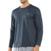 imageNORTHYARD Mens UPF 50 Sun Protection Shirts Long Sleeve Quick Dry Lightweight Shirt Fishing Hiking Rash Guard UV SPFCoolgrey