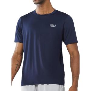 imageNORTHYAD Mens Athletic Shirts Workout Running Short Sleeve TShirt Quick Dry Lightweight Gym Tee TopsNavy