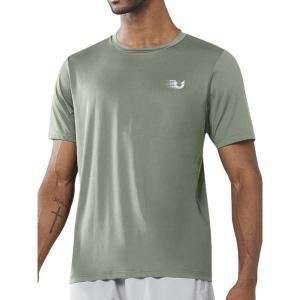 imageNORTHYAD Mens Athletic Shirts Workout Running Short Sleeve TShirt Quick Dry Lightweight Gym Tee TopsSliversage