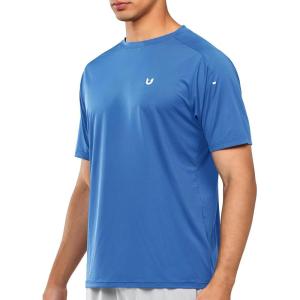 imageNORTHYARD Mens Athletic Running TShirts Quick Dry Workout Shirts ShortSleeve Sports Gym Tee Tops Performance ActivewearGreyblue