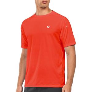 imageNORTHYARD Mens Athletic Running TShirts Quick Dry Workout Shirts ShortSleeve Sports Gym Tee Tops Performance ActivewearRed
