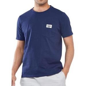 imageNORTHYARD Mens Cotton Shirts Heavyweight Short Sleeve Casual TShirts with Chest Pocket Work WearNavy