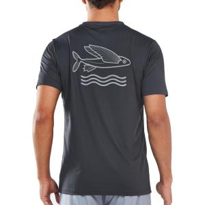 imageNORTHYARD Mens Rash Guard Shirt UPF 50 UV Sun Protection Short Sleeve Athletic TShirts for Men Quick Dry Fishing Beach SwimDarkgrey