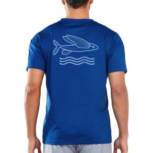 imageNORTHYARD Mens Rash Guard Shirt UPF 50 UV Sun Protection Short Sleeve Athletic TShirts for Men Quick Dry Fishing Beach SwimRoyalblue