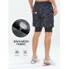 imageNORTHYARD Mens 2 in 1 Workout Shorts 5quot Running Athletic Quick Dry Shorts Gym Sports Basketball Tennis with Phone PocketsCamoblack