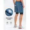 imageNORTHYARD Mens 2 in 1 Workout Shorts 5quot Running Athletic Quick Dry Shorts Gym Sports Basketball Tennis with Phone PocketsGreyblue