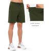 imageNORTHYARD Mens 7quot Gym Shorts Knit Athletic Tennis Shorts for Men with Zipper Pockets for Workout Athletic TrainingArmygreen