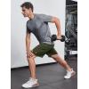 imageNORTHYARD Mens 7quot Gym Shorts Knit Athletic Tennis Shorts for Men with Zipper Pockets for Workout Athletic TrainingArmygreen