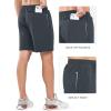 imageNORTHYARD Mens 7quot Gym Shorts Knit Athletic Tennis Shorts for Men with Zipper Pockets for Workout Athletic TrainingDarkgrey