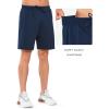imageNORTHYARD Mens 7quot Gym Shorts Knit Athletic Tennis Shorts for Men with Zipper Pockets for Workout Athletic TrainingNavy