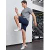 imageNORTHYARD Mens 7quot Gym Shorts Knit Athletic Tennis Shorts for Men with Zipper Pockets for Workout Athletic TrainingNavy