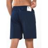 imageNORTHYARD Mens 7quot Gym Shorts Knit Athletic Tennis Shorts for Men with Zipper Pockets for Workout Athletic TrainingNavy