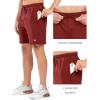 imageNORTHYARD Mens 7quot Gym Shorts Knit Athletic Tennis Shorts for Men with Zipper Pockets for Workout Athletic TrainingRed
