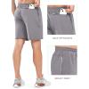imageNORTHYARD Mens 7quot Gym Shorts Knit Athletic Tennis Shorts for Men with Zipper Pockets for Workout Athletic TrainingStone