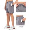 imageNORTHYARD Mens 7quot Gym Shorts Knit Athletic Tennis Shorts for Men with Zipper Pockets for Workout Athletic TrainingStone
