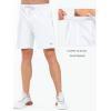 imageNORTHYARD Mens 7quot Gym Shorts Knit Athletic Tennis Shorts for Men with Zipper Pockets for Workout Athletic TrainingWhite