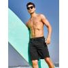 imageNORTHYARD Mens 9quot Board Shorts with 4 Pockets Swim Trunks Swimwear for Men Bathing Suit  No Mesh LinerBlack