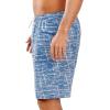 imageNORTHYARD Mens 9quot Board Shorts with 4 Pockets Swim Trunks Swimwear for Men Bathing Suit  No Mesh LinerBlue Whitelines