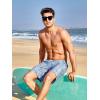 imageNORTHYARD Mens 9quot Board Shorts with 4 Pockets Swim Trunks Swimwear for Men Bathing Suit  No Mesh LinerBlue Whitelines