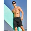 imageNORTHYARD Mens 9quot Board Shorts with 4 Pockets Swim Trunks Swimwear for Men Bathing Suit  No Mesh LinerCamo Black