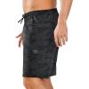 imageNORTHYARD Mens 9quot Board Shorts with 4 Pockets Swim Trunks Swimwear for Men Bathing Suit  No Mesh LinerCamo Black