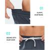 imageNORTHYARD Mens 9quot Board Shorts with 4 Pockets Swim Trunks Swimwear for Men Bathing Suit  No Mesh LinerCool Grey