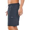 imageNORTHYARD Mens 9quot Board Shorts with 4 Pockets Swim Trunks Swimwear for Men Bathing Suit  No Mesh LinerCool Grey